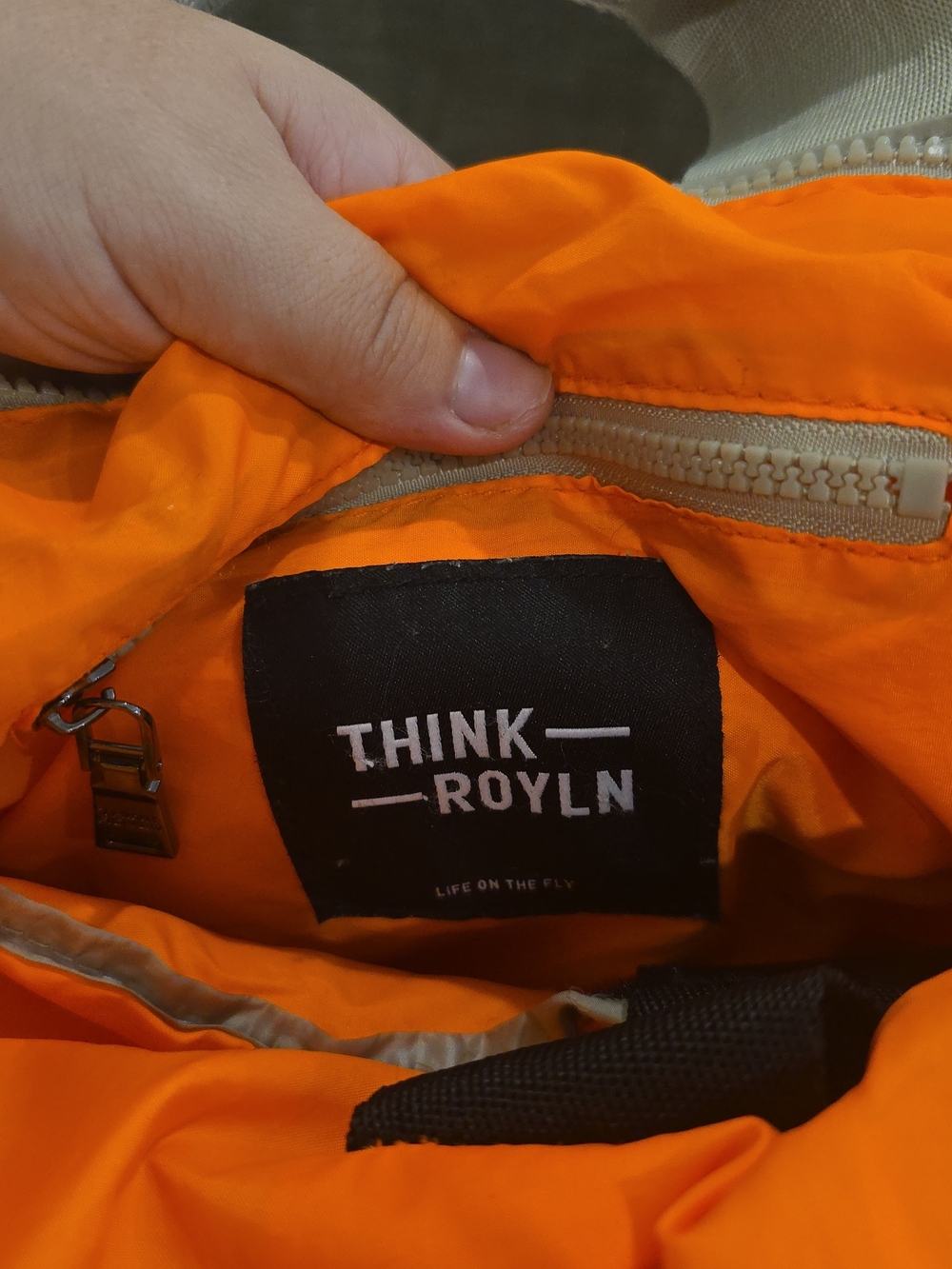 Think Royln Neutral Beige Quilted Puffer Tote / Crossbody Bag
